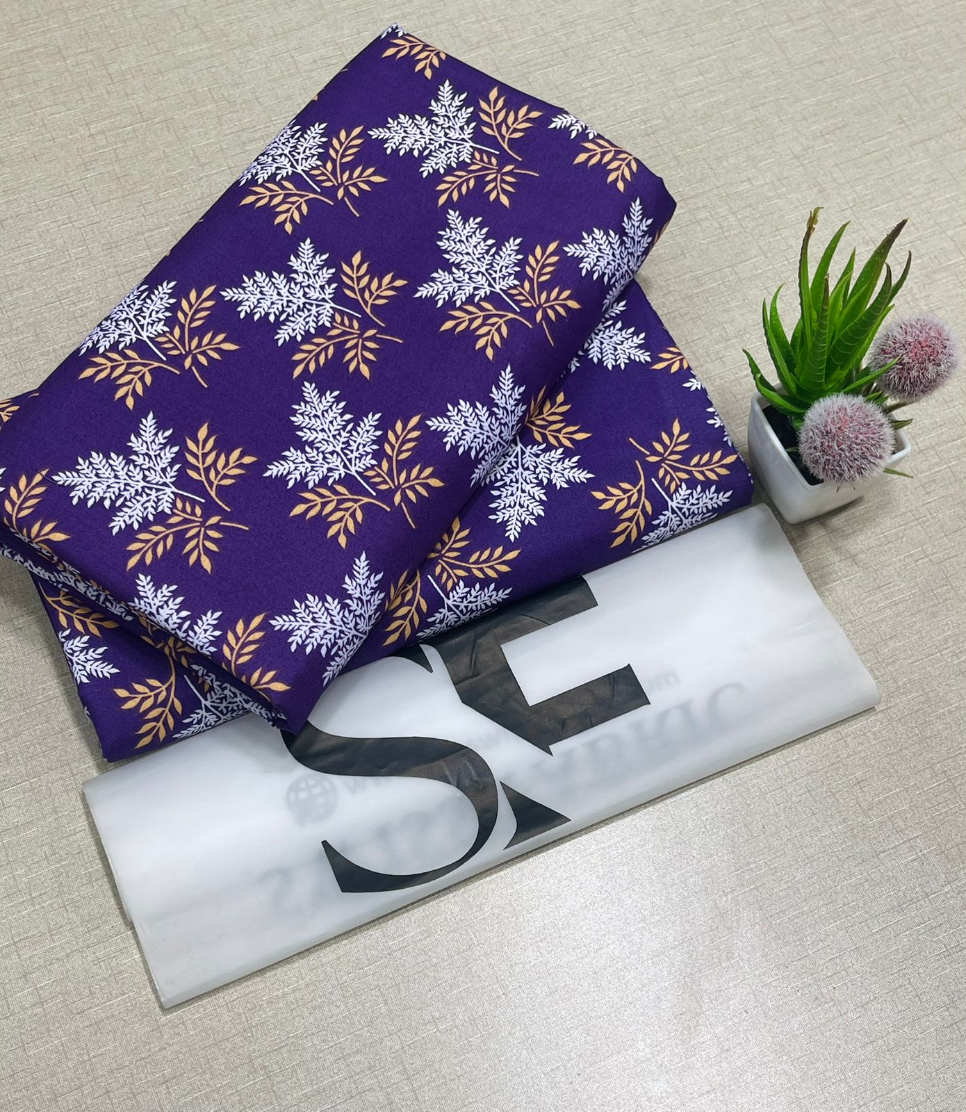 Floral Printed Cotton 2Piece D-011