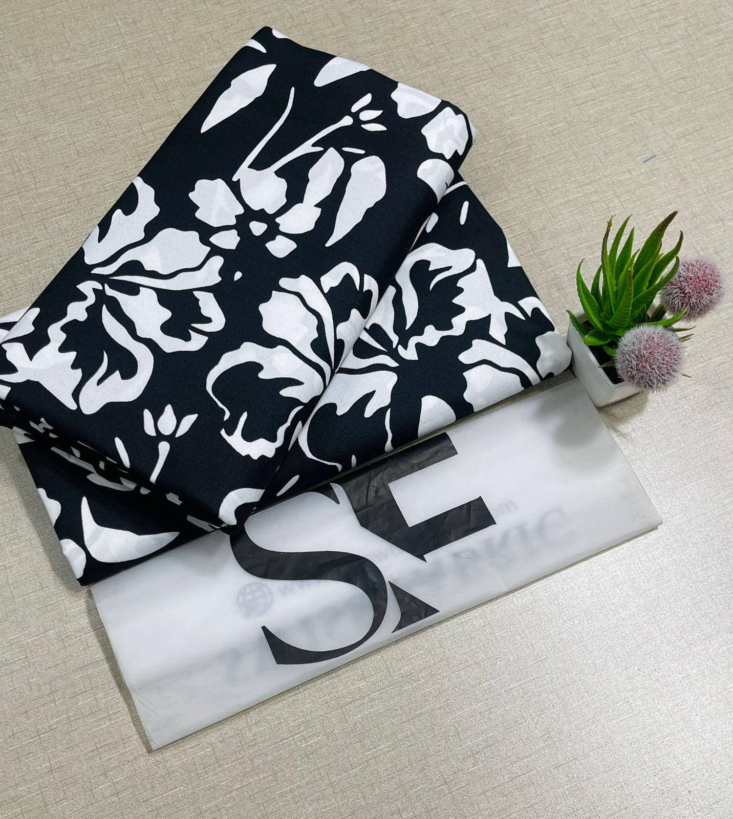 Floral Printed Cotton 2Piece D-033