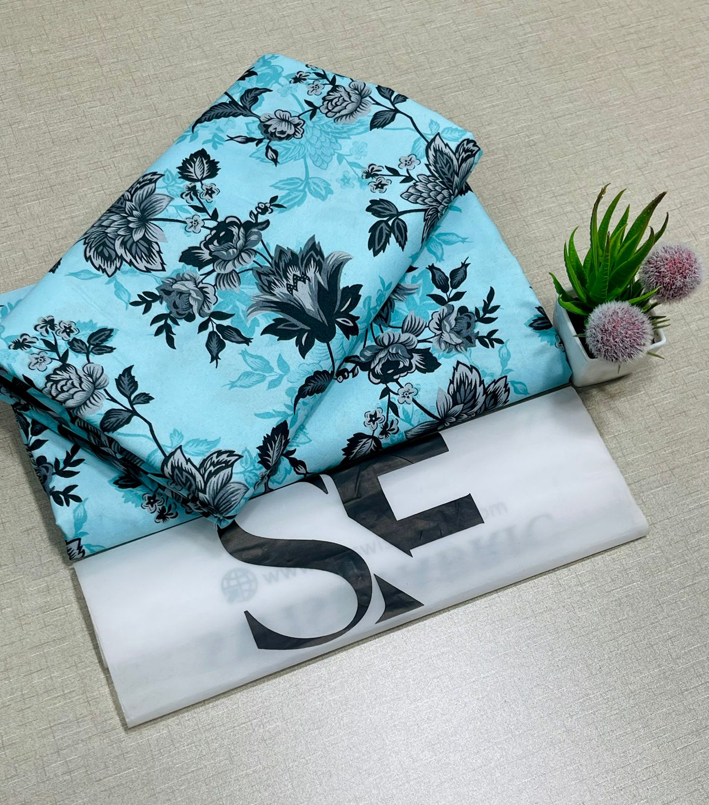 Floral Printed Cotton 2Piece D-035