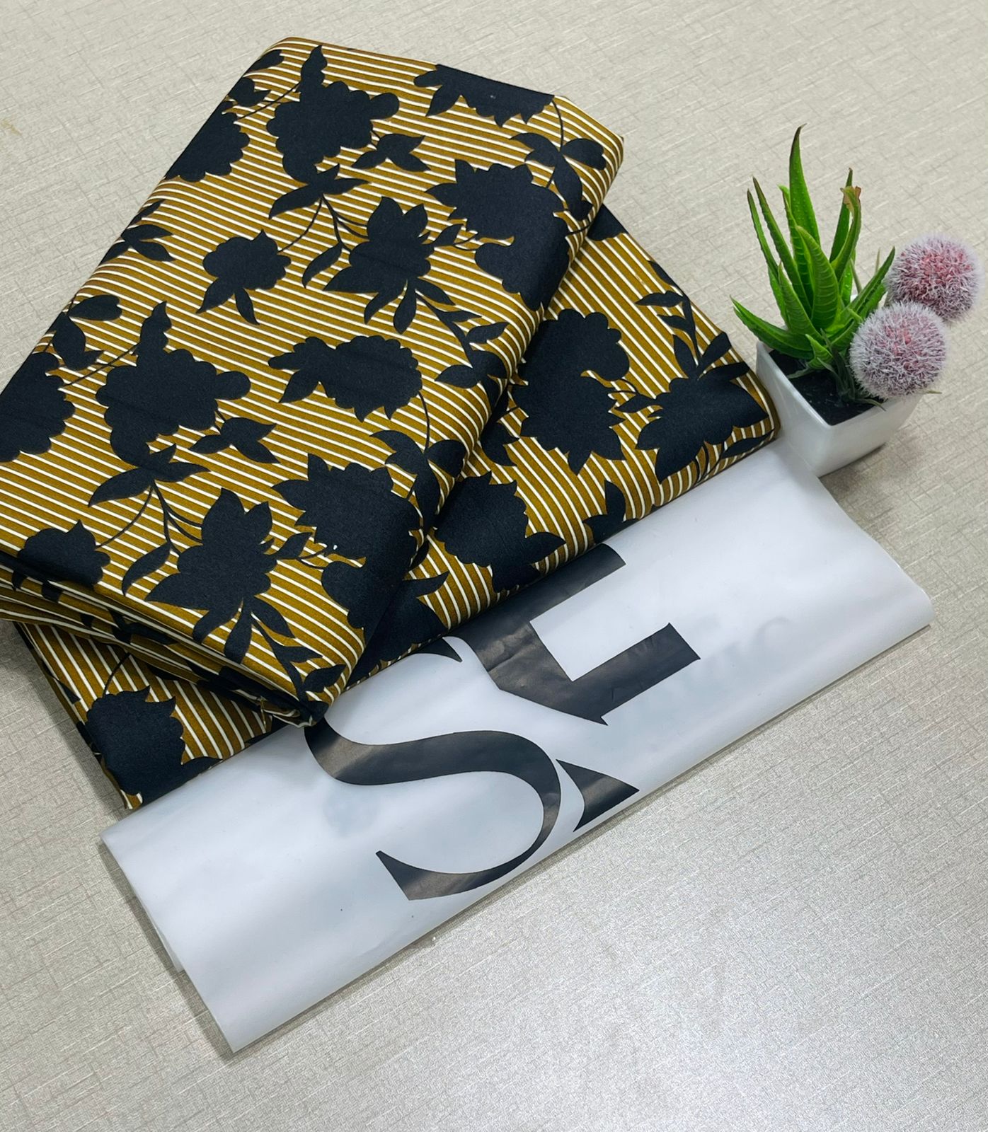 Floral Printed Cotton 2Piece D-036