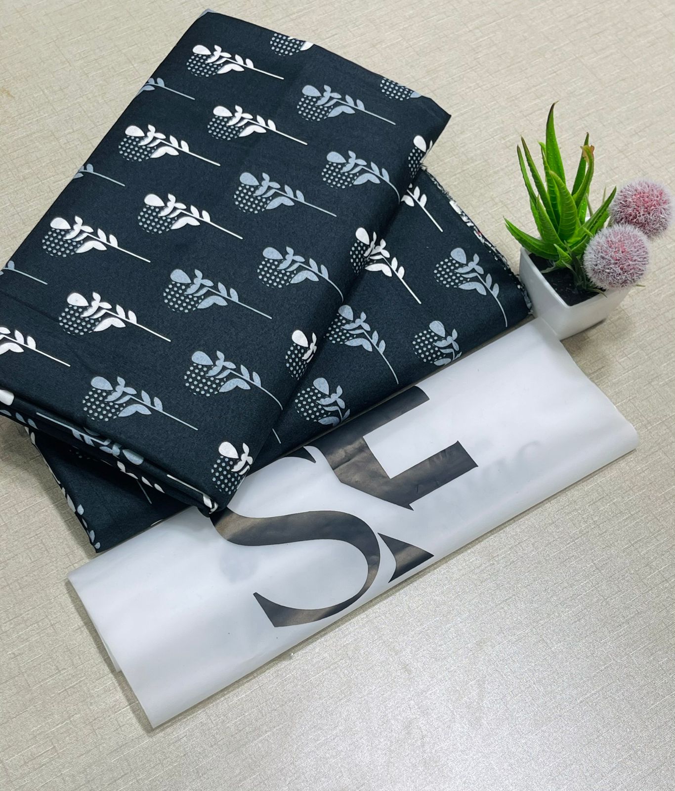 Floral Printed Cotton 2Piece D-042