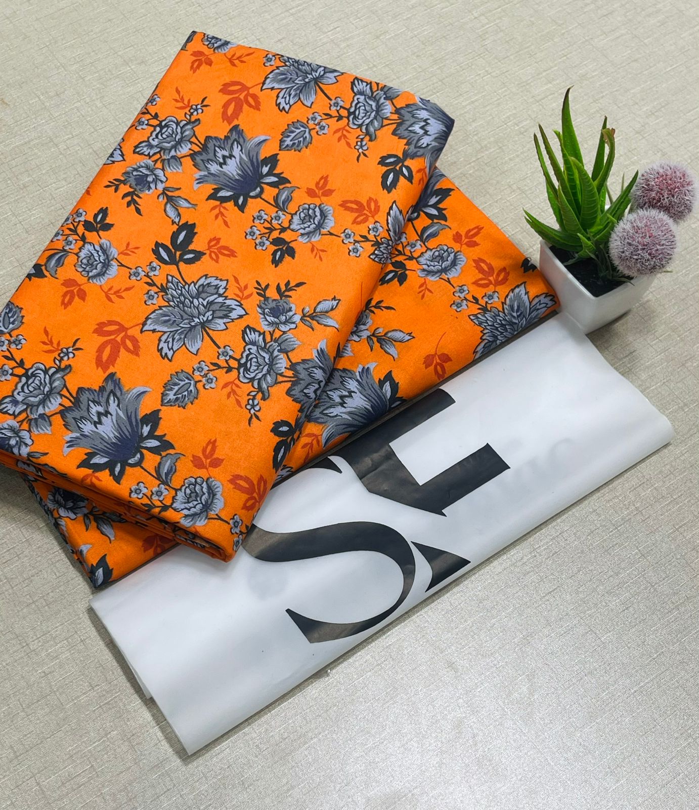 Floral Printed Cotton 2Piece D-060