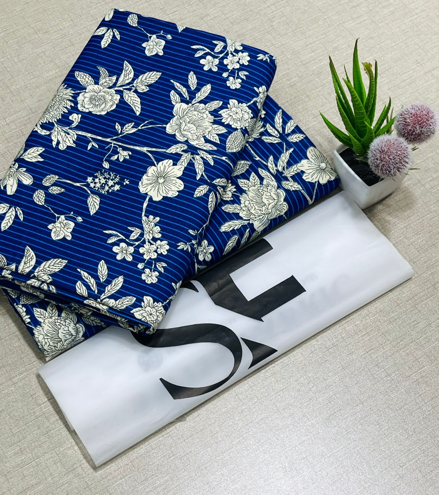 Floral Printed Cotton 2Piece D-066