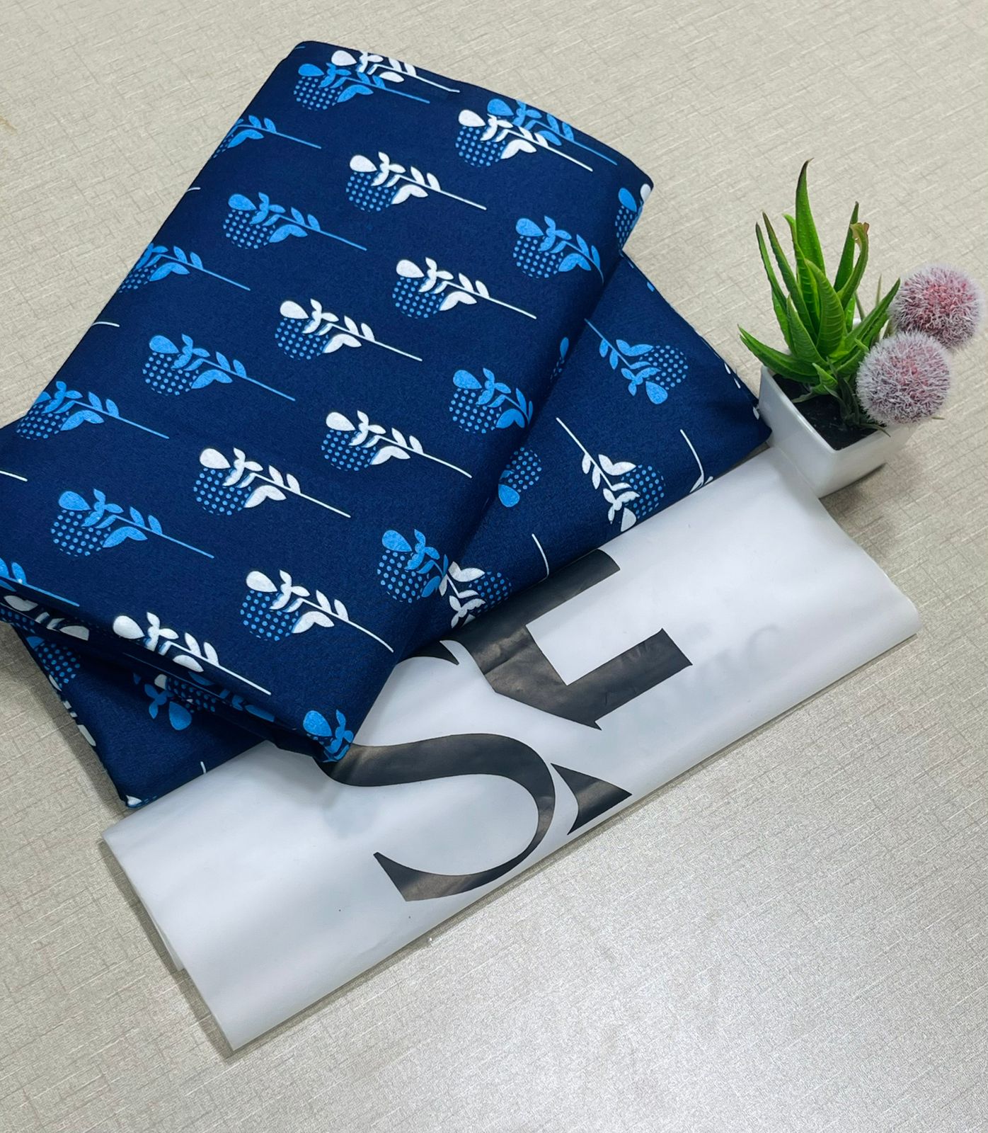 Floral Printed Cotton 2Piece D-071