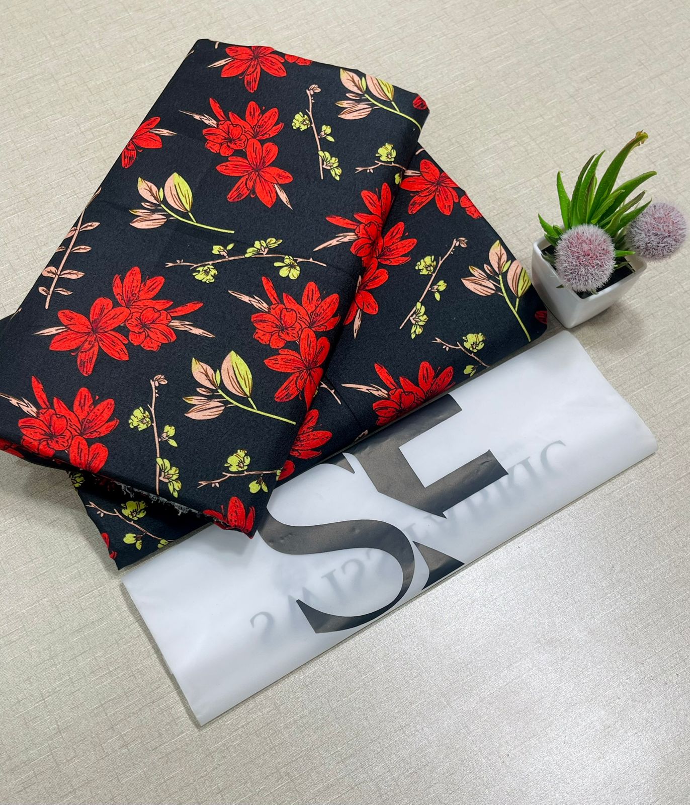 Floral Printed Cotton 2Piece D-110