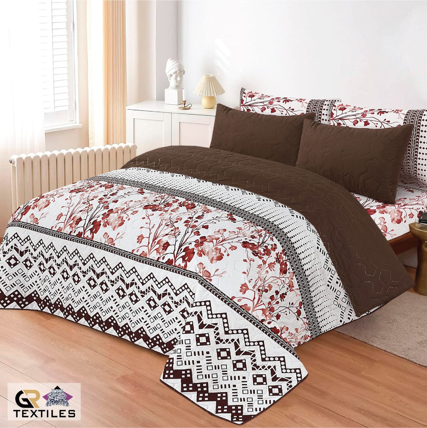 6PC Bed Sheet Set D-004