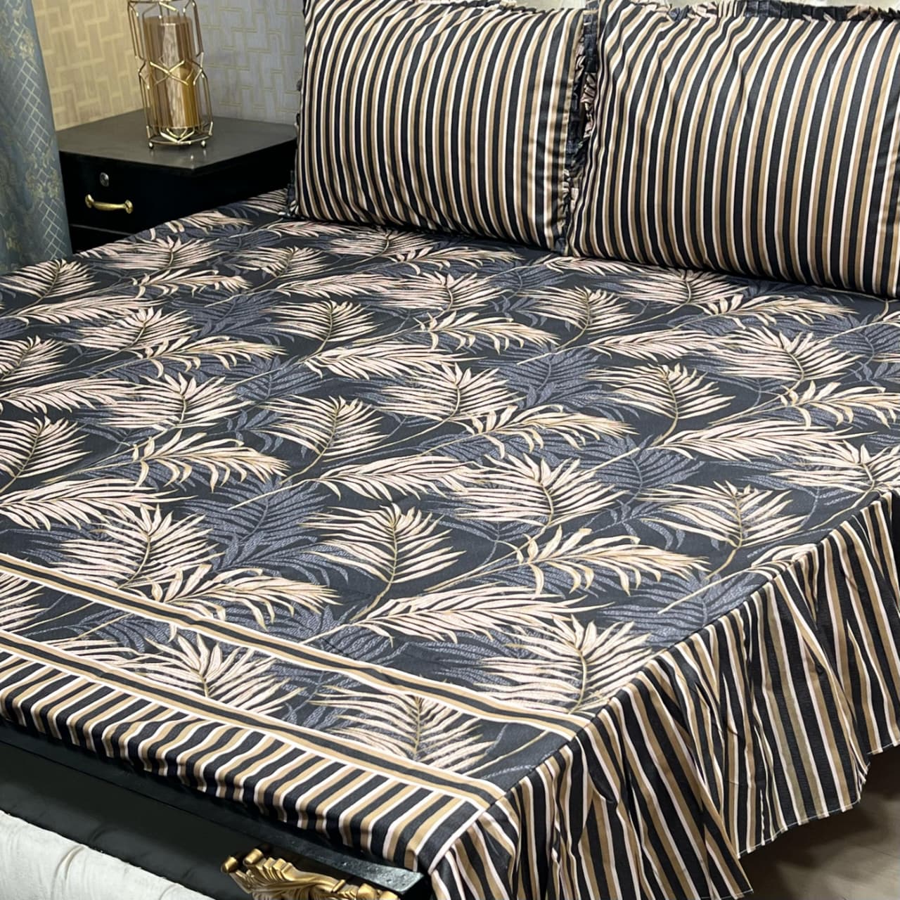 Crystal Cotton Bedsheet D-071