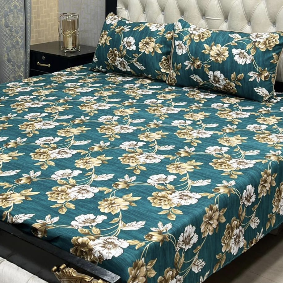 Crystal Cotton Bedsheet D-005