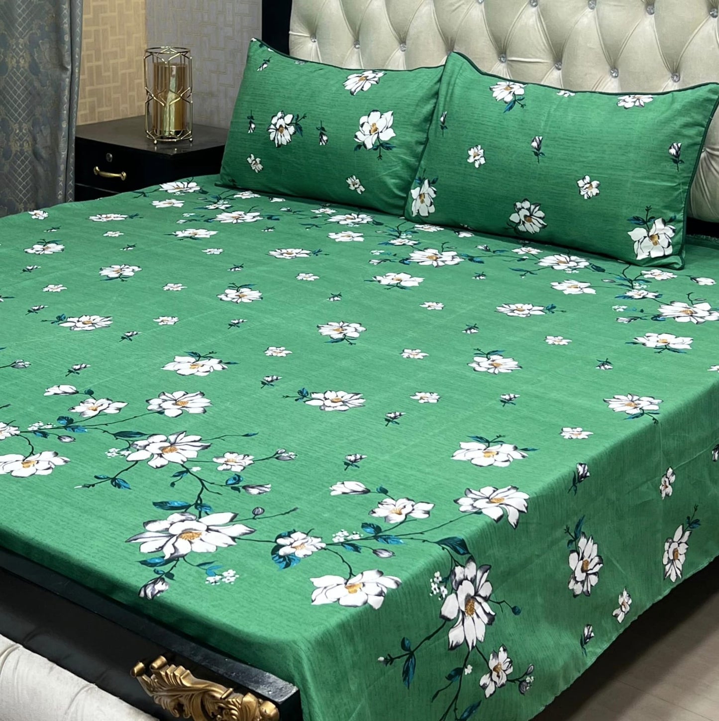 Crystal Cotton Bedsheet D-003