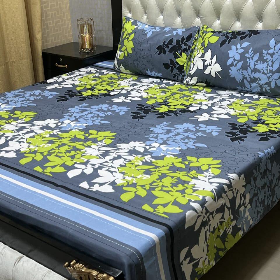 Crystal Cotton Bedsheet D-027