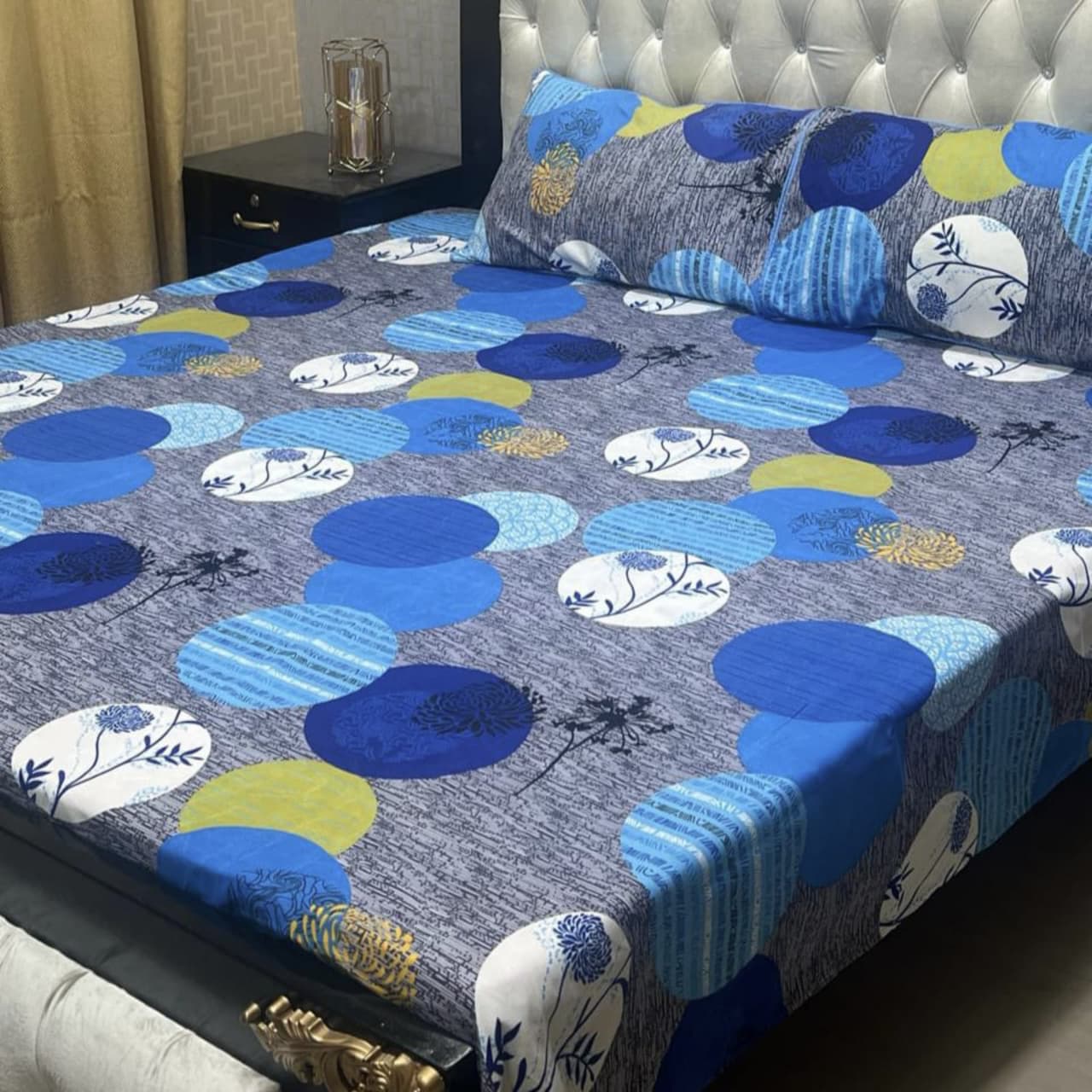 Crystal Cotton Bedsheet D-033