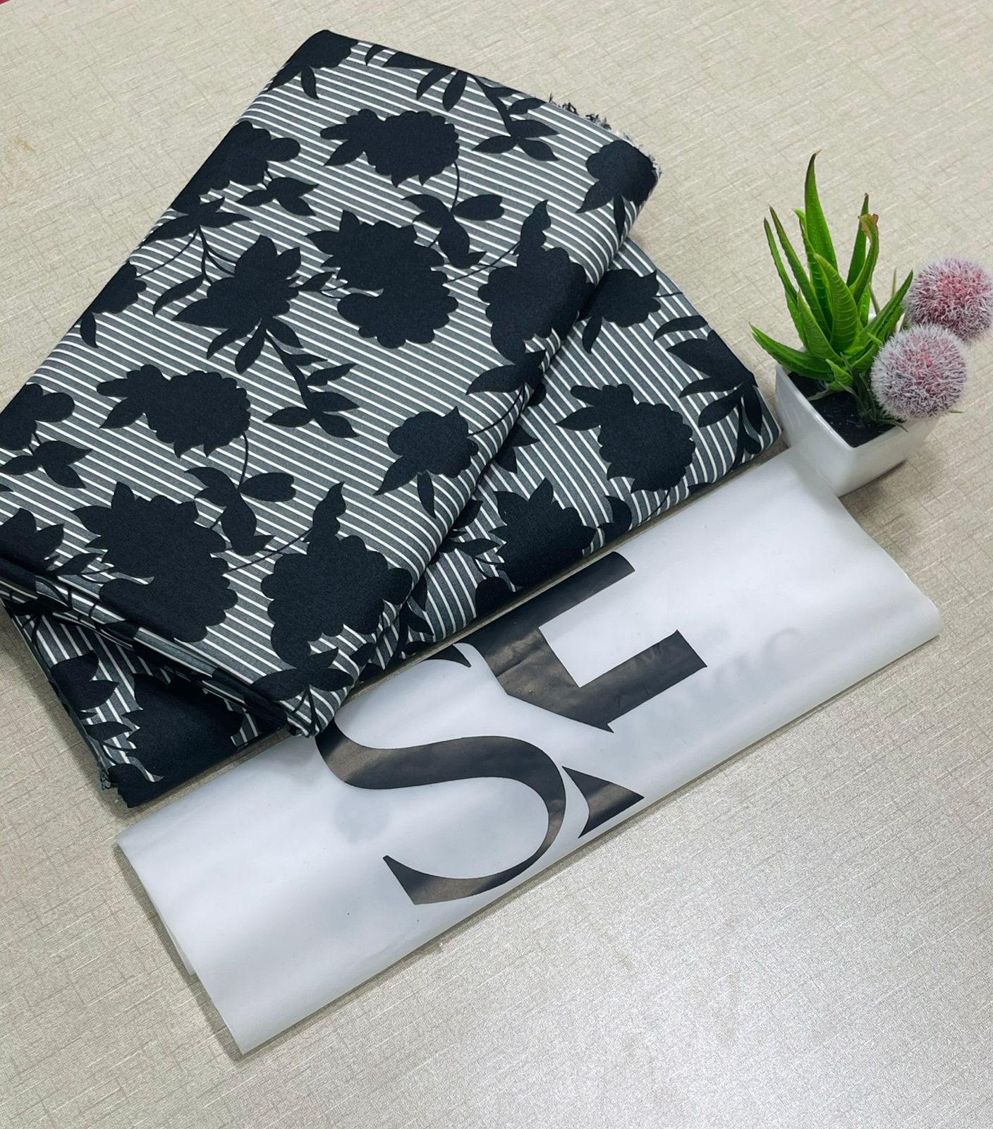 Floral Printed Cotton 2Piece D-009