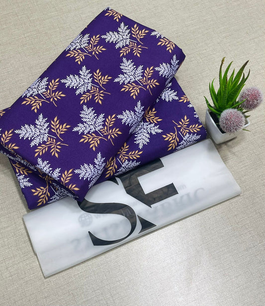 Floral Printed Cotton 2Piece D-011