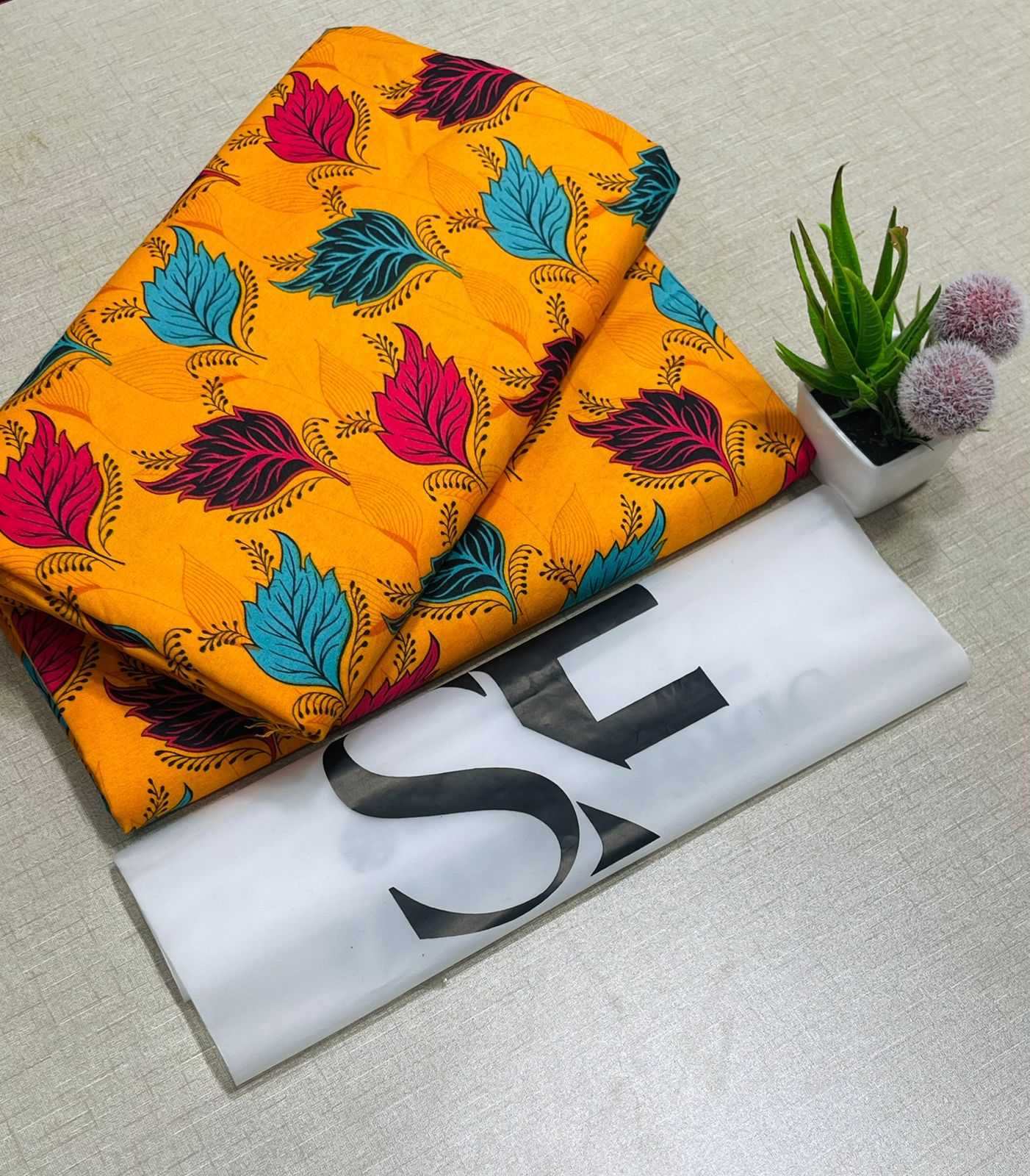 Floral Printed Cotton 2Piece D-015