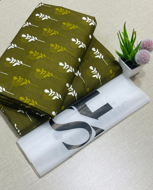 Floral Printed Cotton 2Piece D-026