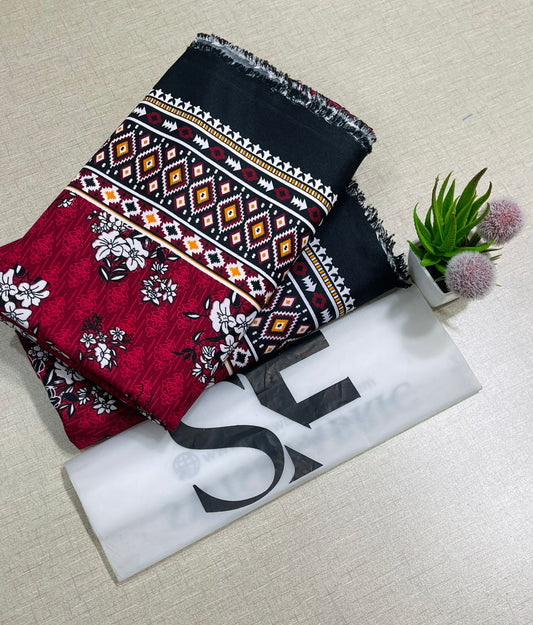 Floral Printed Cotton 2Piece D-040