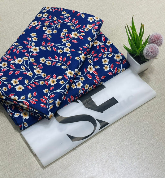 Floral Printed Cotton 2Piece D-046