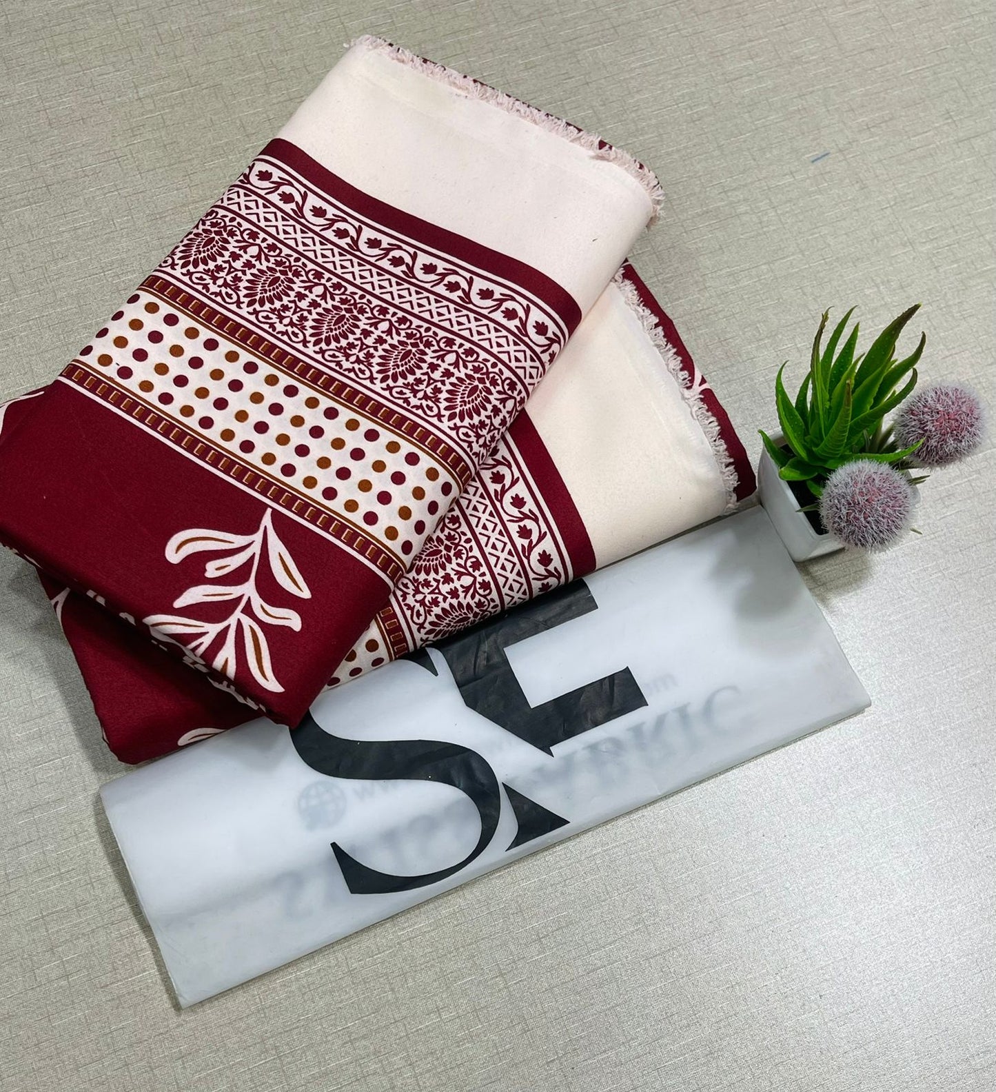 Floral Printed Cotton 2Piece D-051