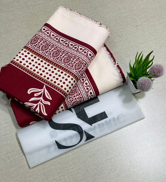 Floral Printed Cotton 2Piece D-051