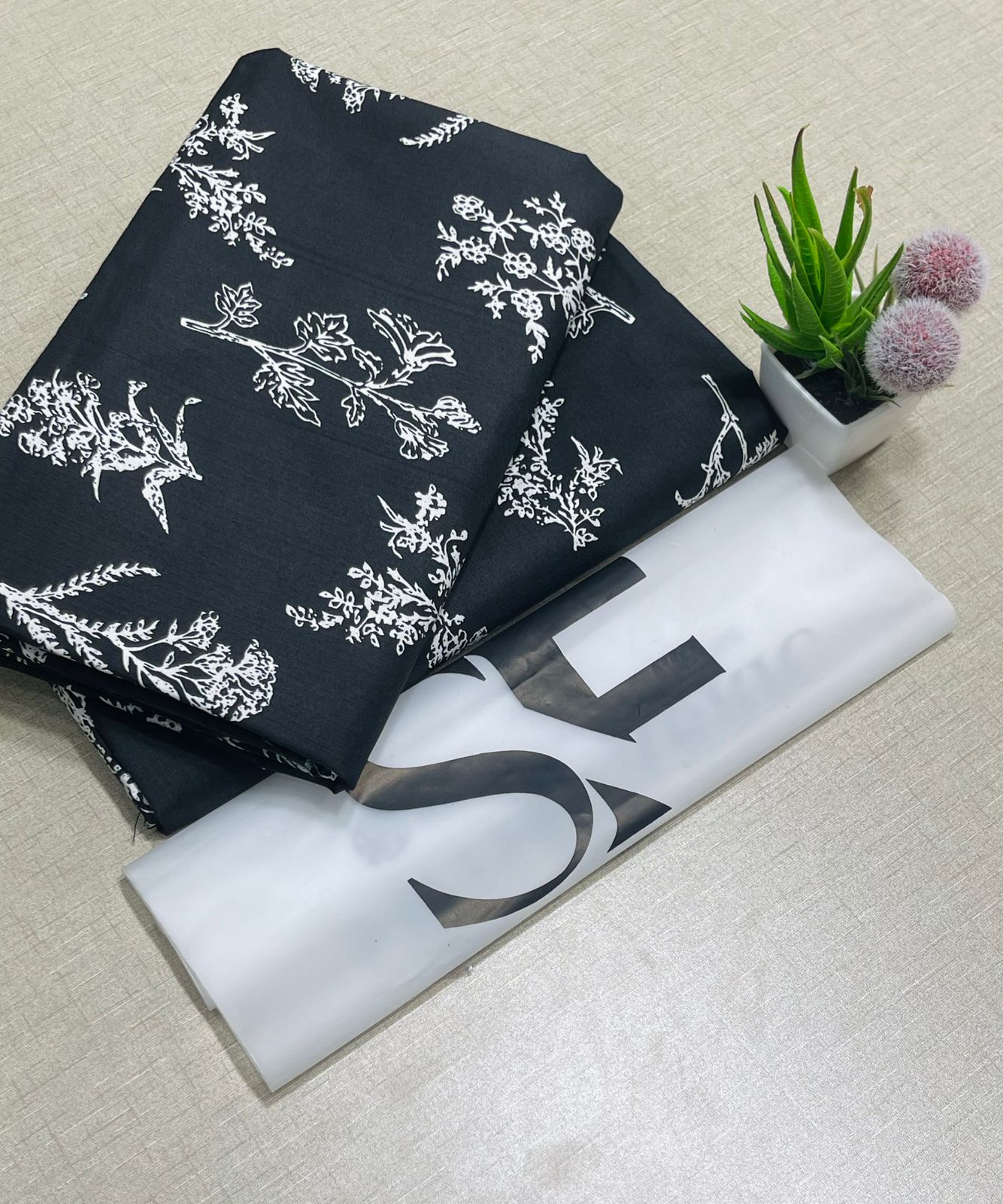 Floral Printed Cotton 2Piece D-055