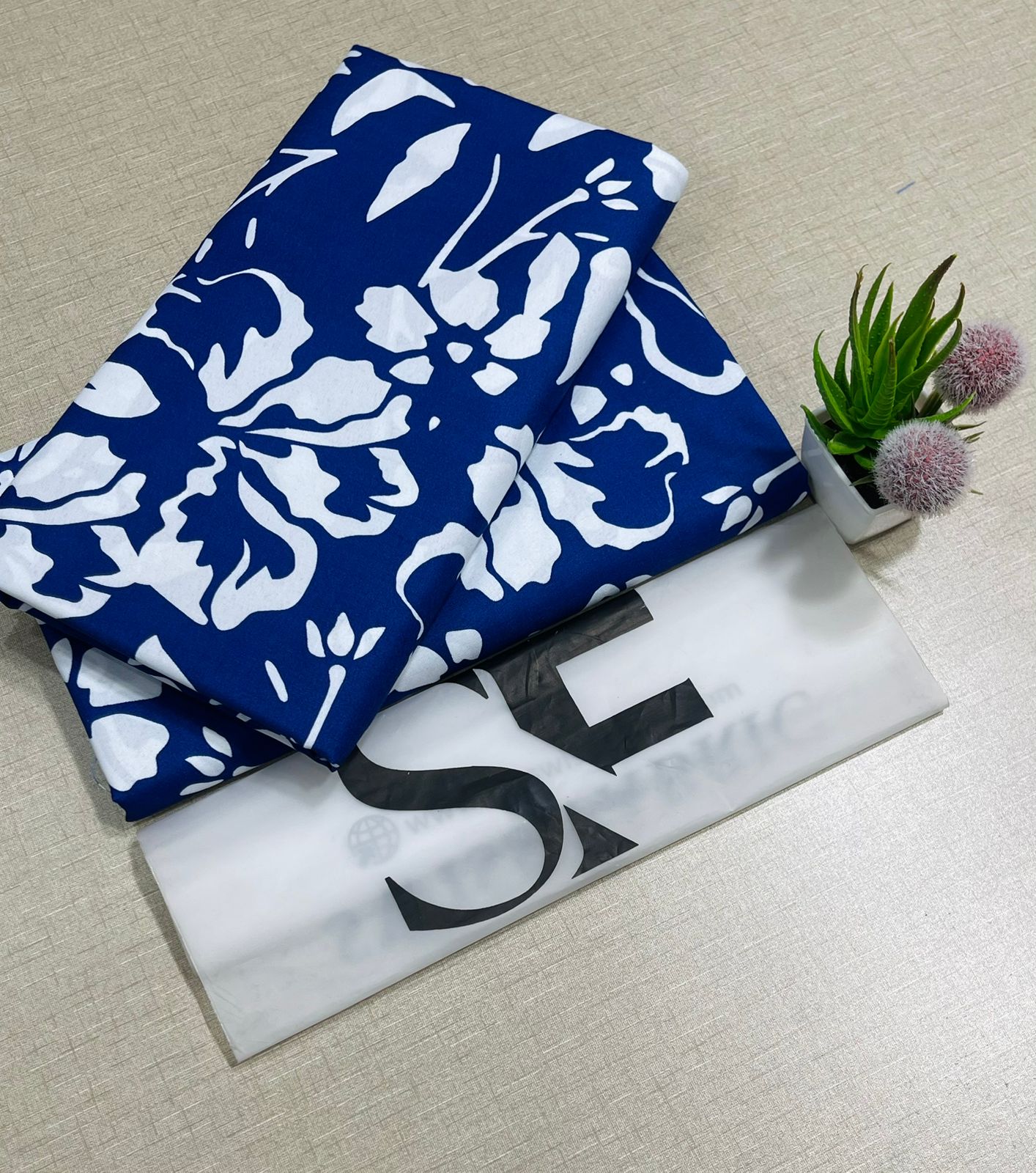 Floral Printed Cotton 2Piece D-057