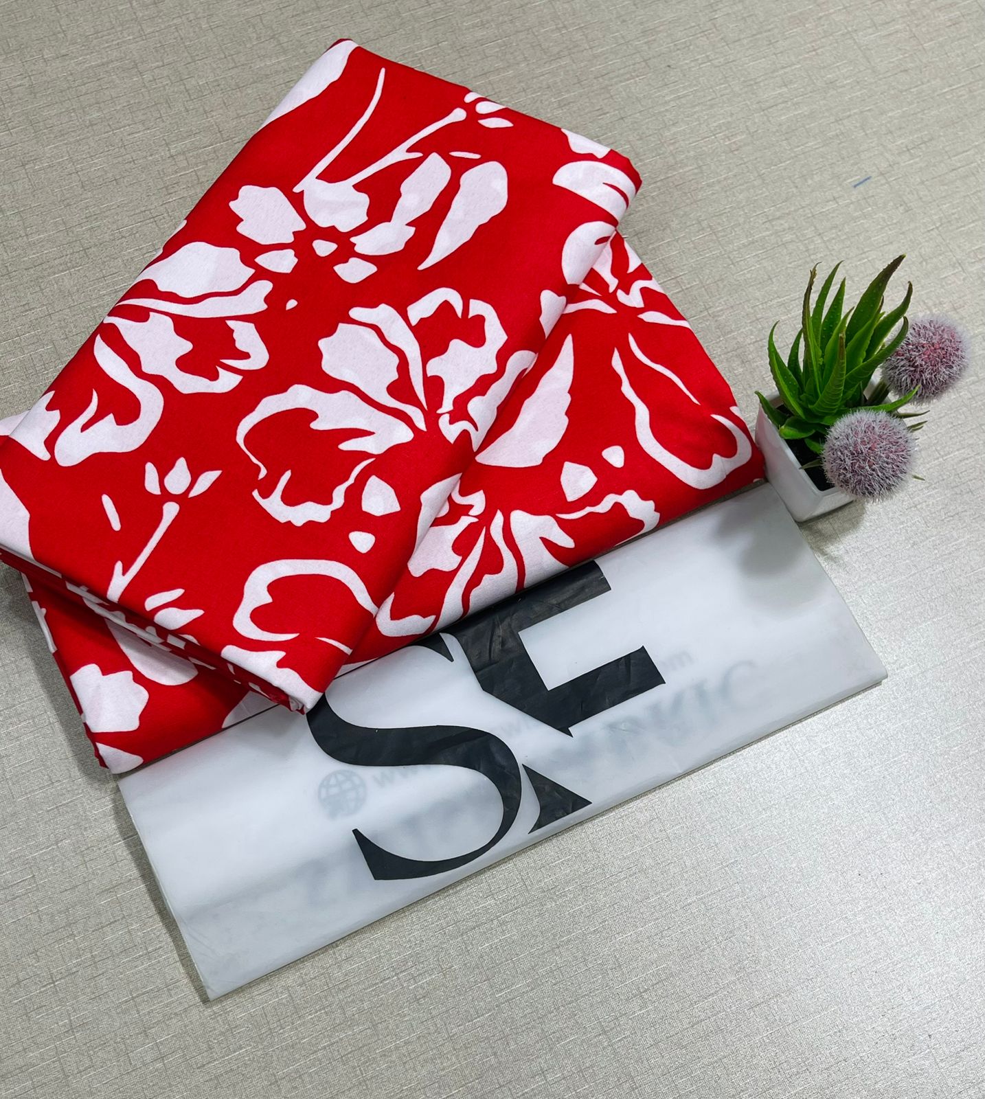 Floral Printed Cotton 2Piece D-064