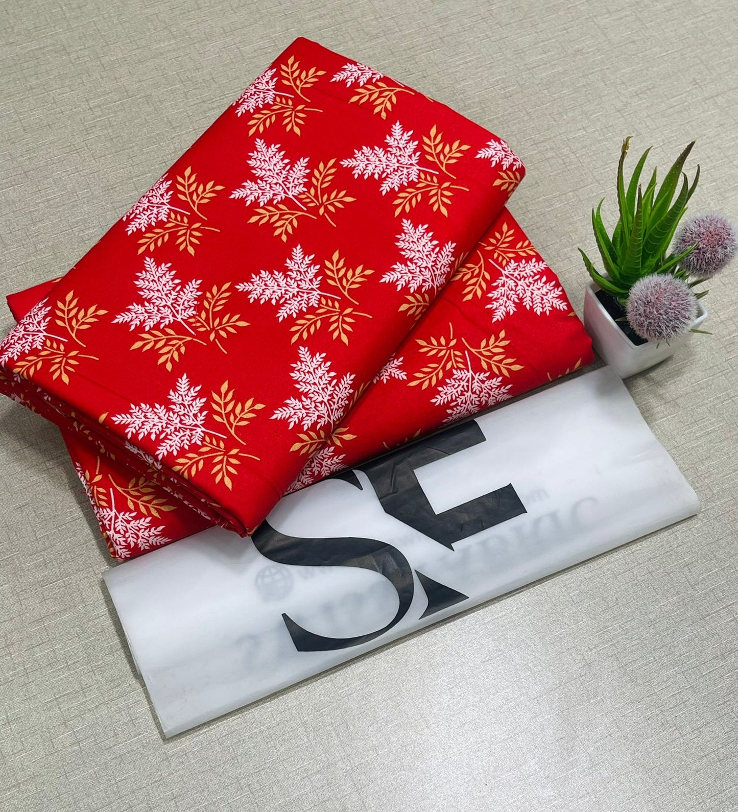 Floral Printed Cotton 2Piece D-065