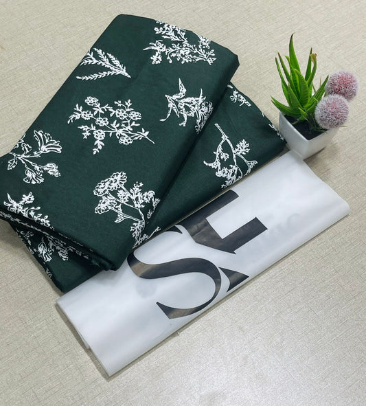 Floral Printed Cotton 2Piece D-069