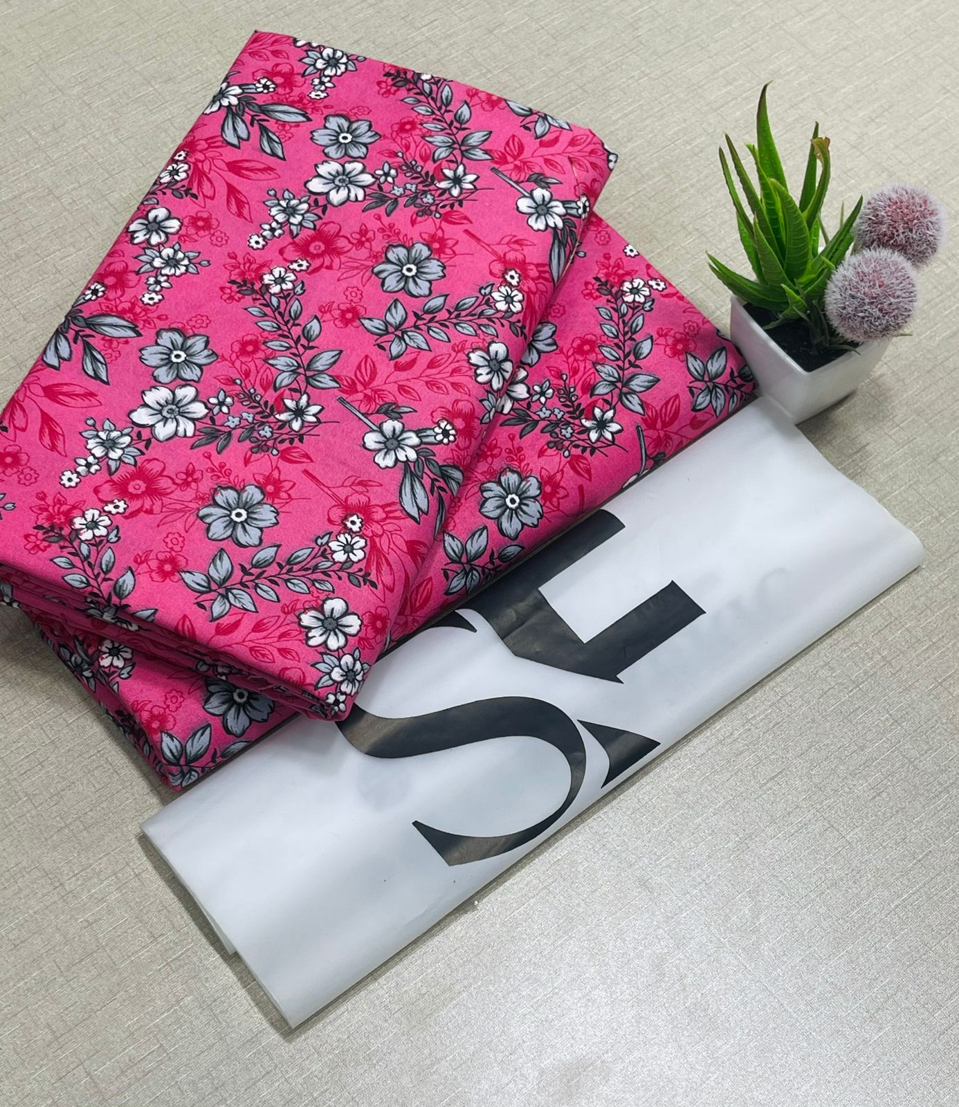 Floral Printed Cotton 2Piece D-072