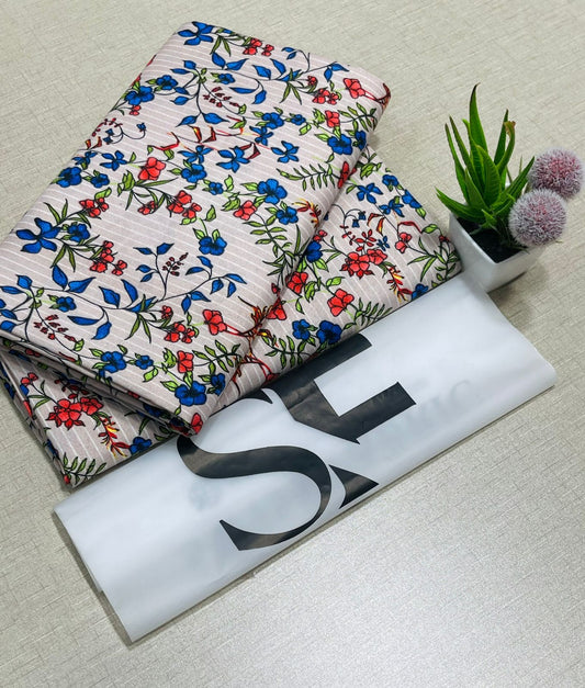 Floral Printed Cotton 2Piece D-083