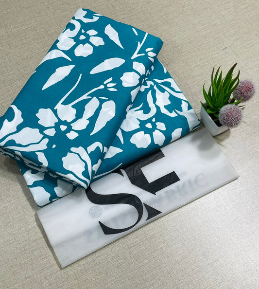 Floral Printed Cotton 2Piece D-095