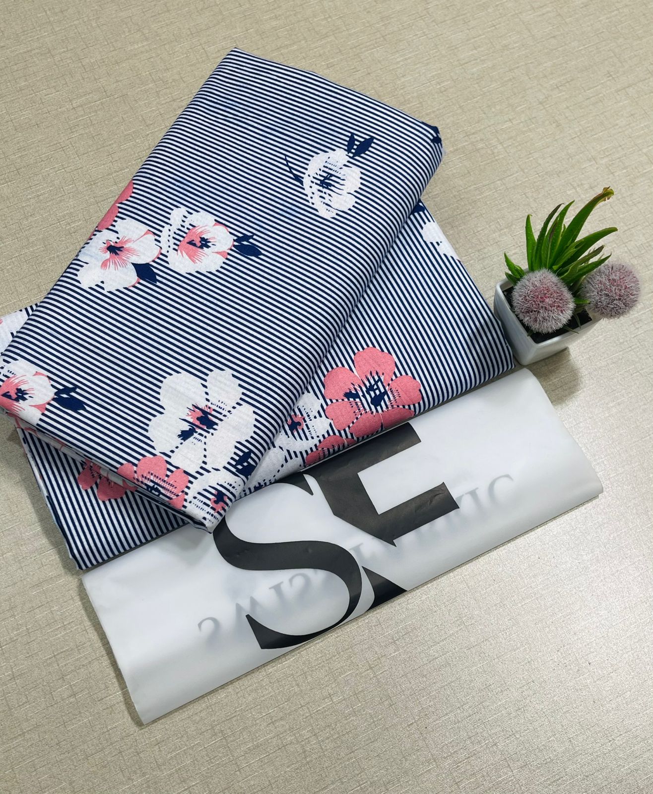 Floral Printed Cotton 2Piece D-100