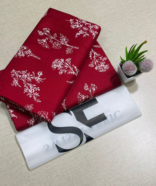 Floral Printed Cotton 2Piece D-098