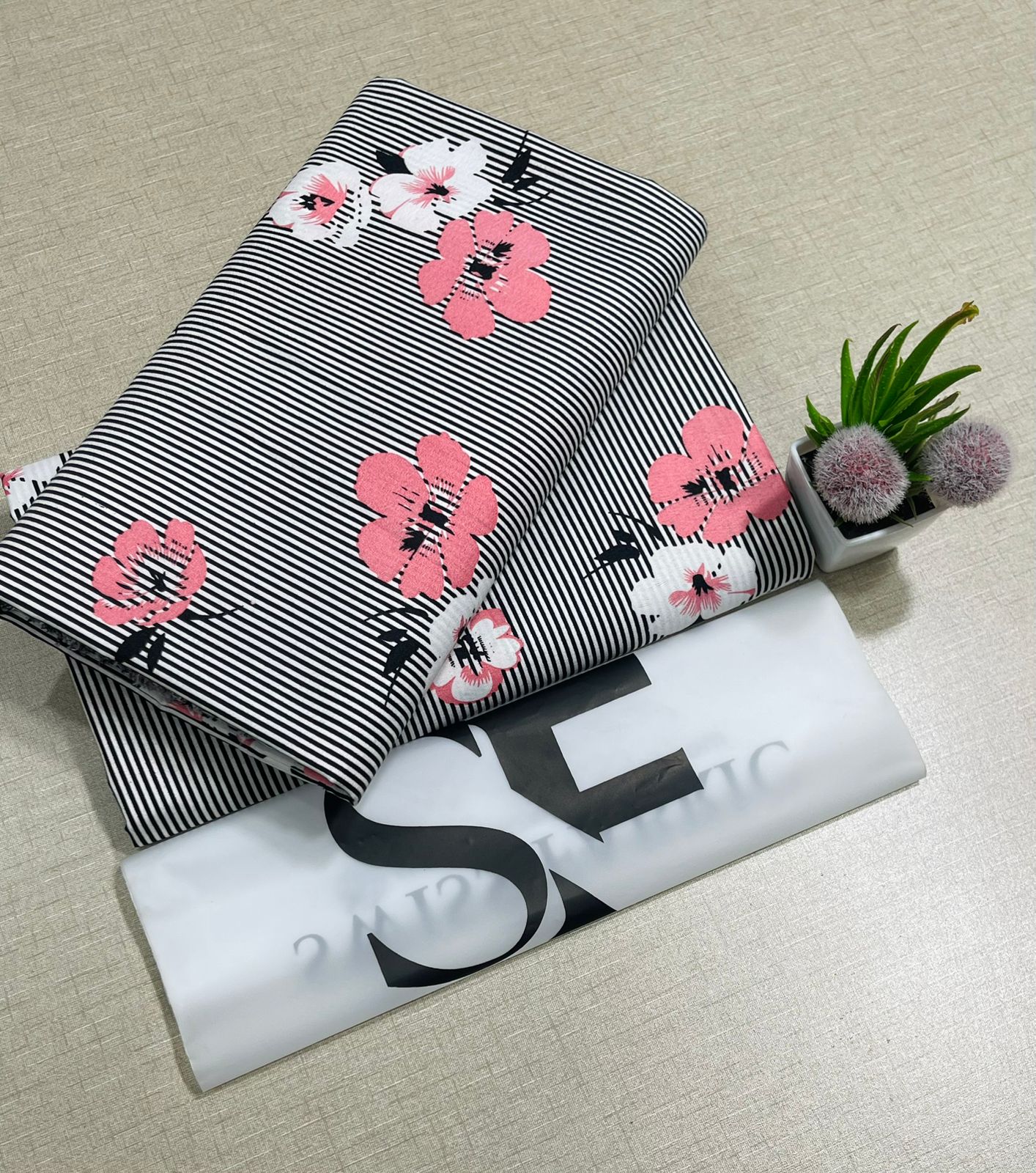 Floral Printed Cotton 2Piece D-099