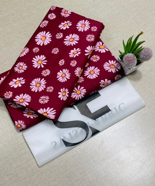 Floral Printed Cotton 2Piece D-104