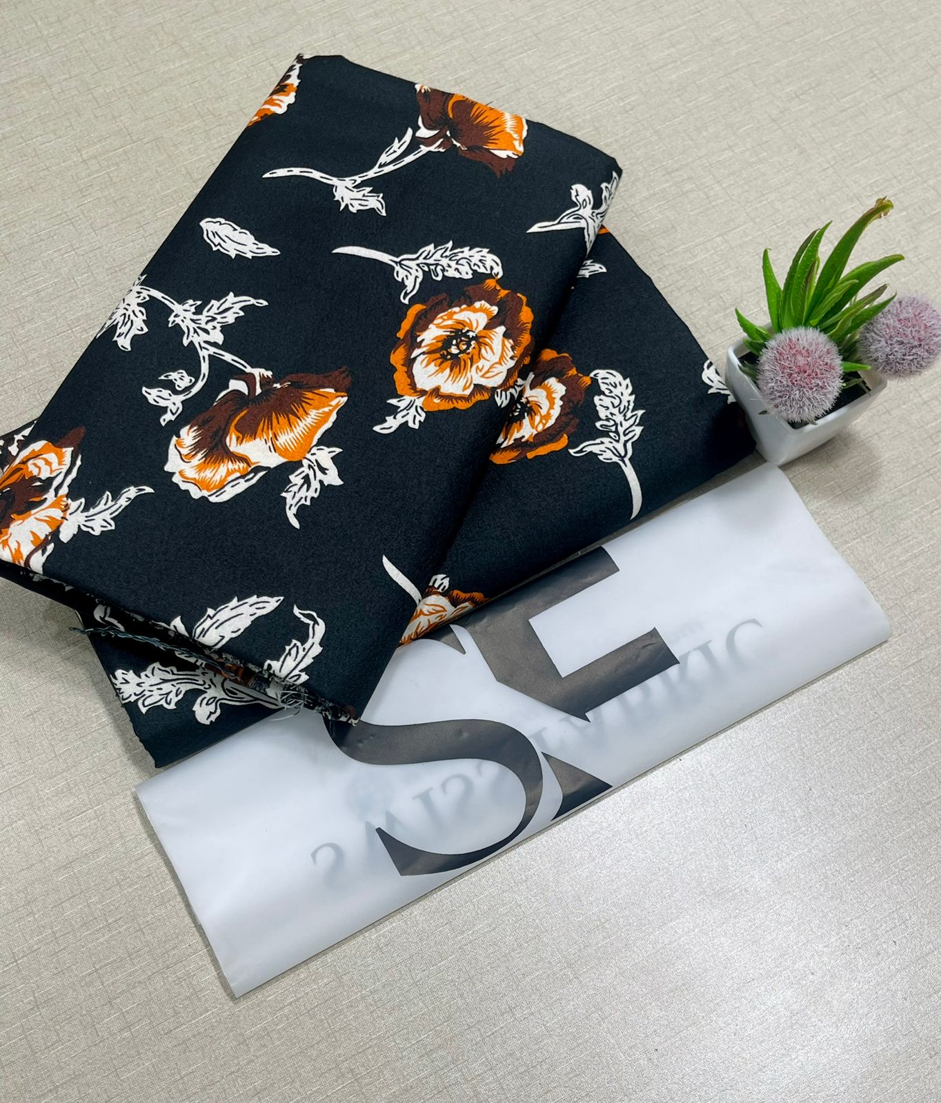 Floral Printed Cotton 2Piece D-112