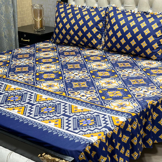 Crystal Cotton Bedsheet D-069