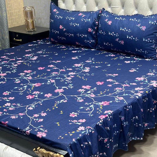 Crystal Cotton Bedsheet D-070