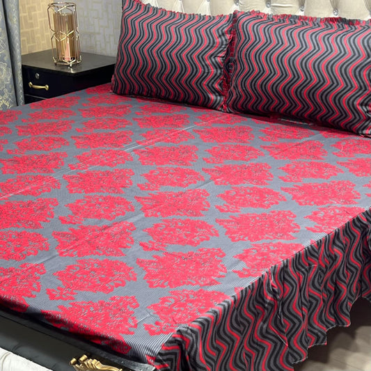 Crystal Cotton Bedsheet D-073