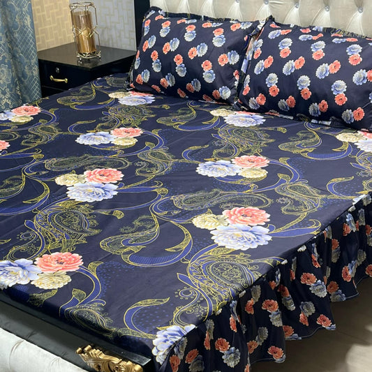 Crystal Cotton Bedsheet D-087