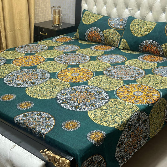 Crystal Cotton Bedsheet D-008