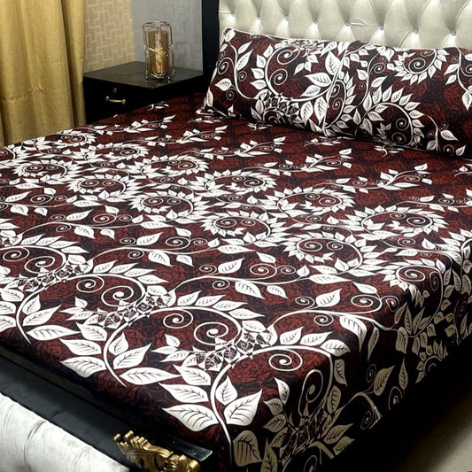 Crystal Cotton Bedsheet D-011