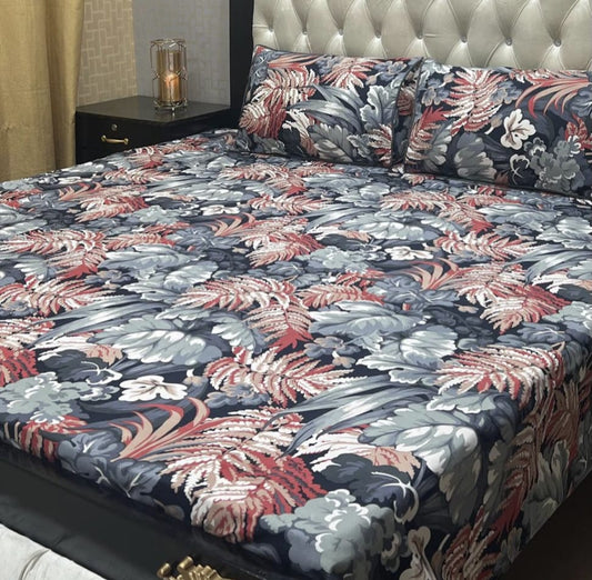 Crystal Cotton Bedsheet D-009