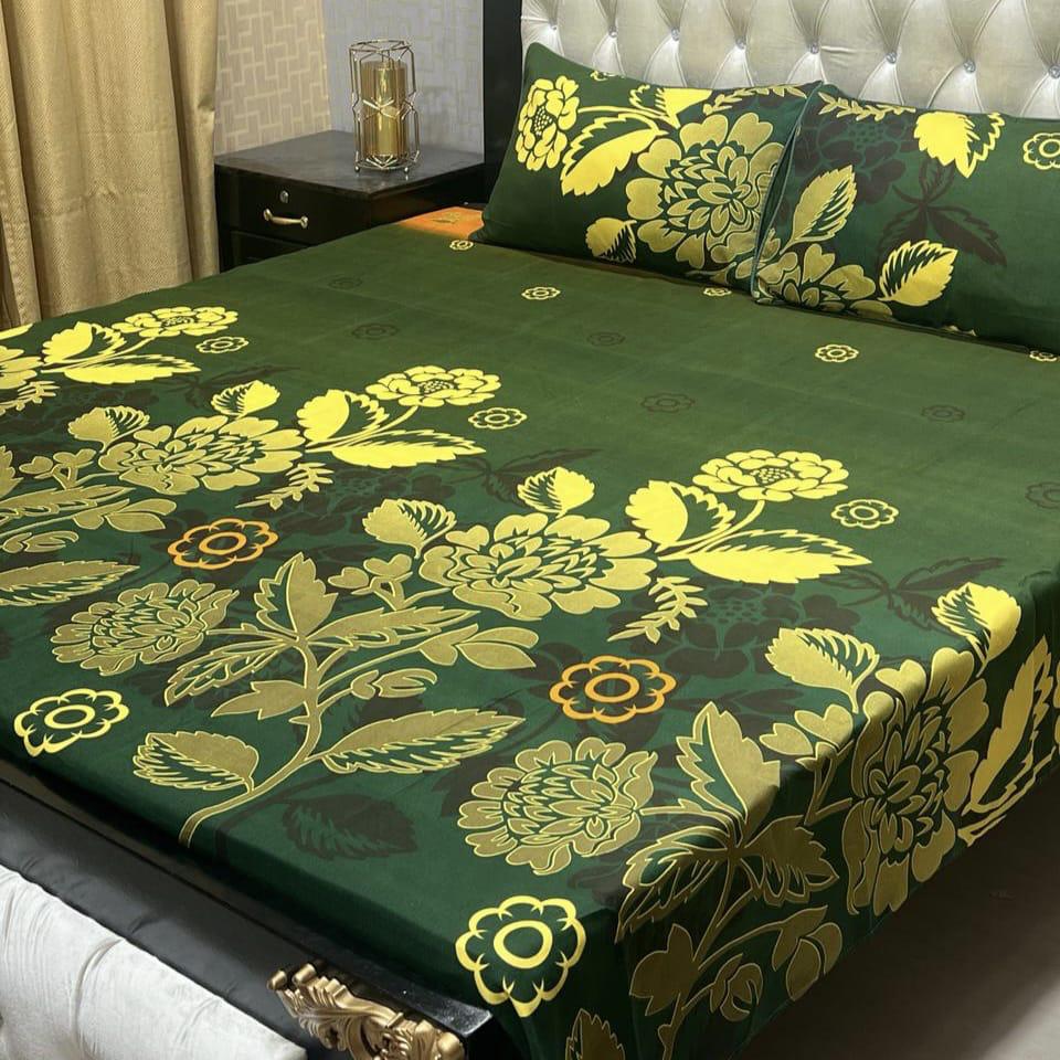 Crystal Cotton Bedsheet D-019