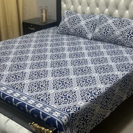 Crystal Cotton Bedsheet D-018