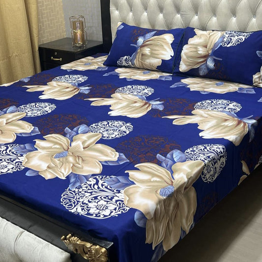 Crystal Cotton Bedsheet D-022