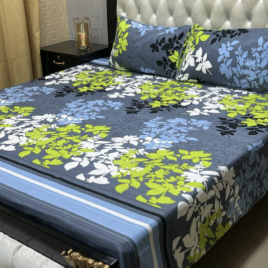 Crystal Cotton Bedsheet D-027