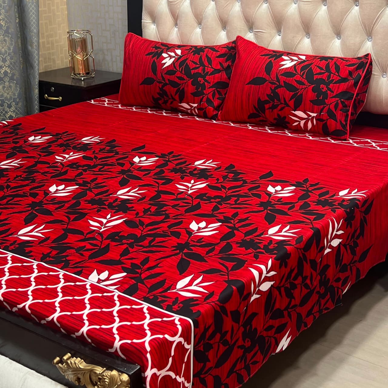 Crystal Cotton Bedsheet D-030