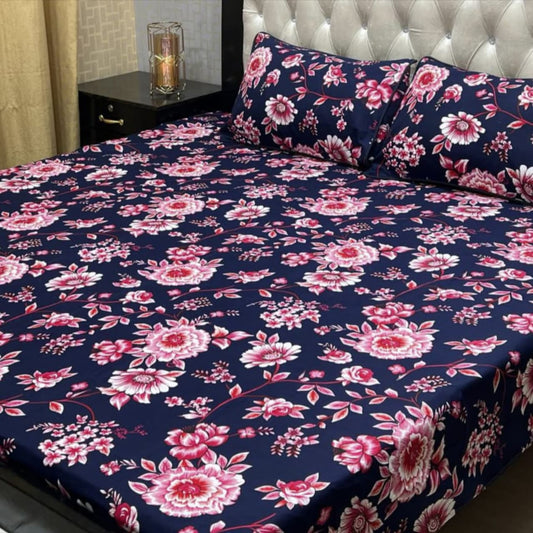 Crystal Cotton Bedsheet D-035